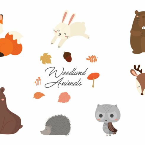 Cute woodland animal birthday party. cover image.