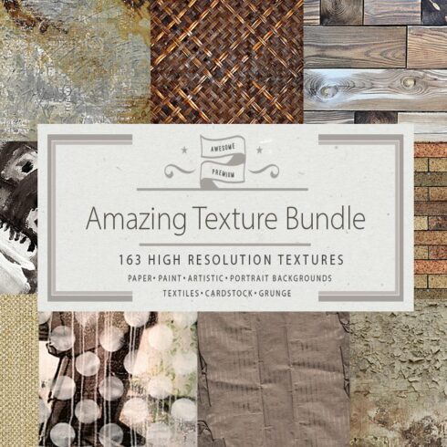 Artist Textures & Backgrounds Bundle cover image.