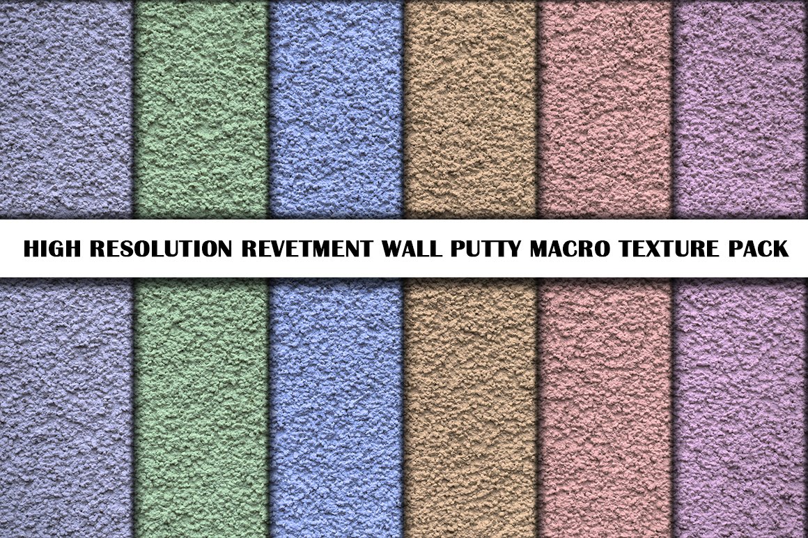 High resolution putty wall textures cover image.