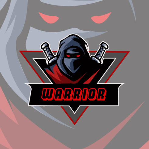 Warrior gaming mascot logo cover image.