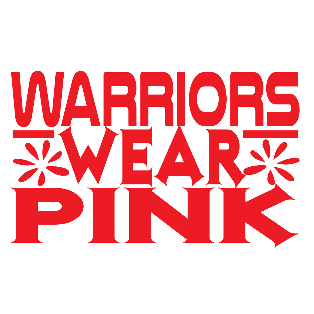 Warriors Wear pink preview image.