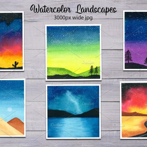 Watercolor Landscapes cover image.