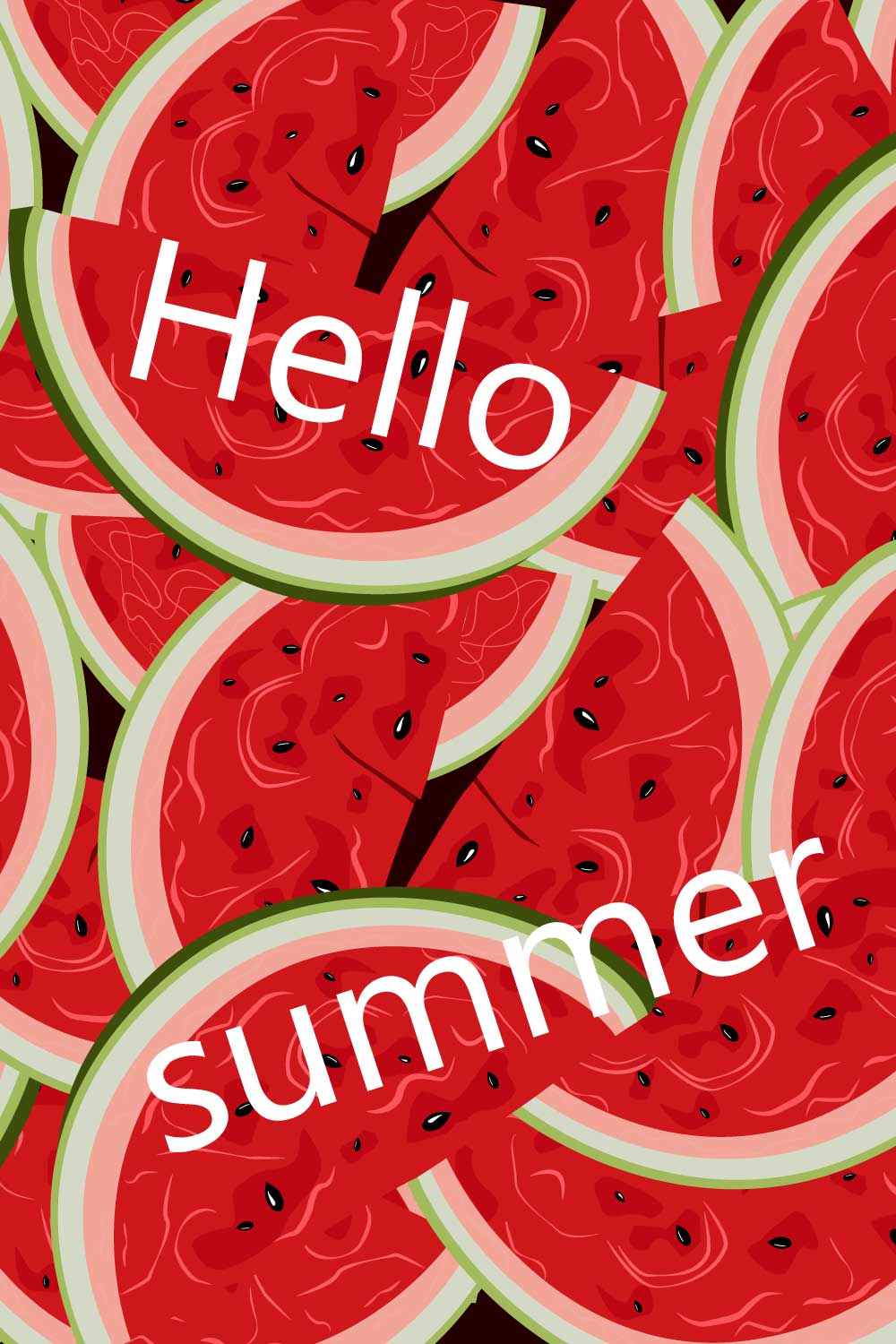 Watermelon pinterest preview image.