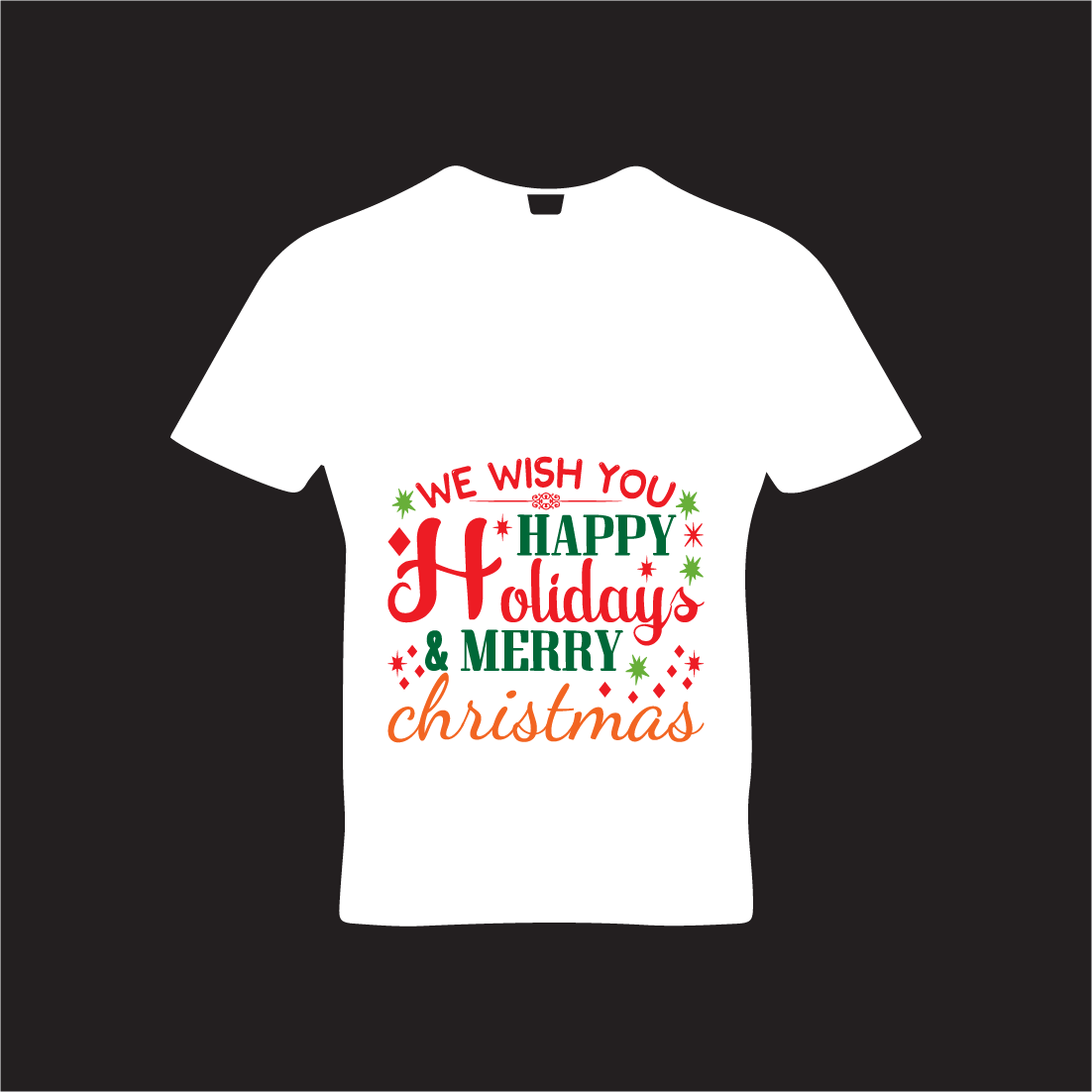 we wish you happy holidays & merry christmas cover image.