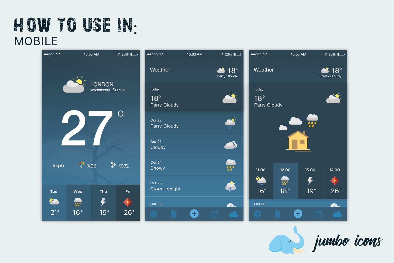 weather vector icons 3 mobile weather app 365
