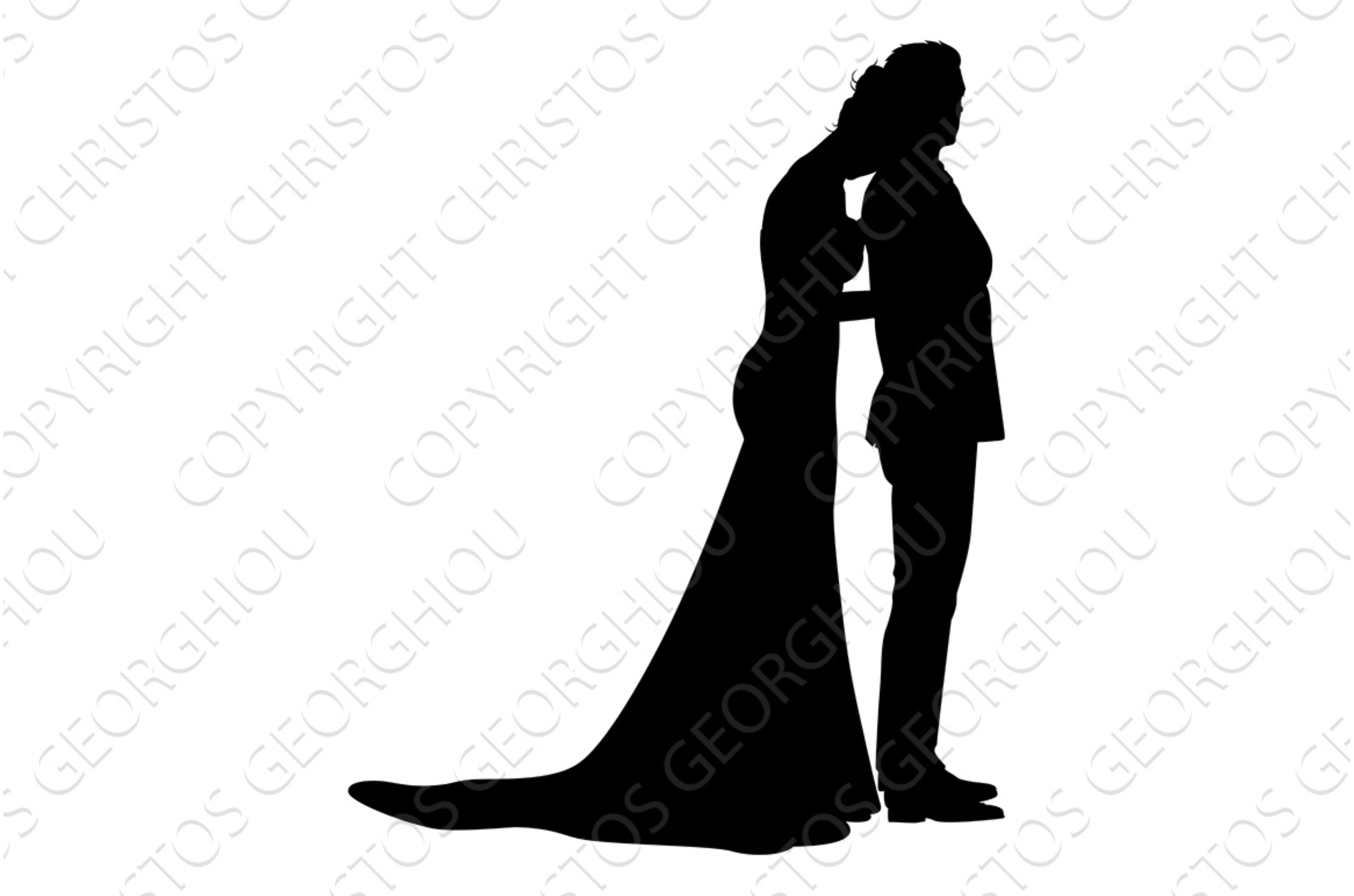 Bride And Groom Couple Wedding Dress cover image.