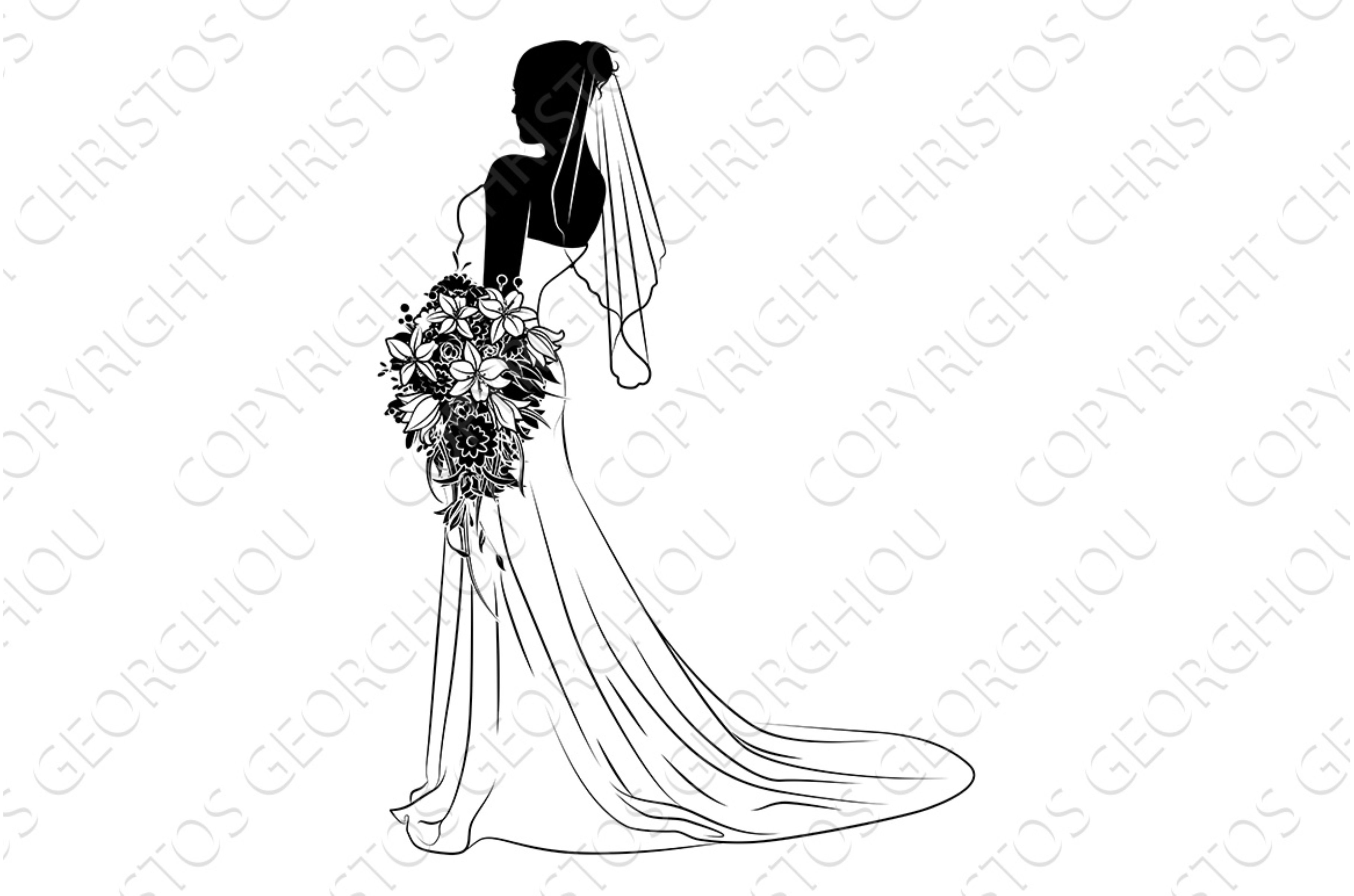 Bride Bridal Wedding Dress cover image.