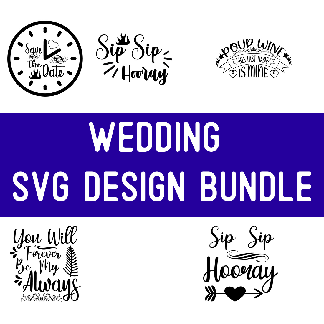 wedding svg design bundle 869