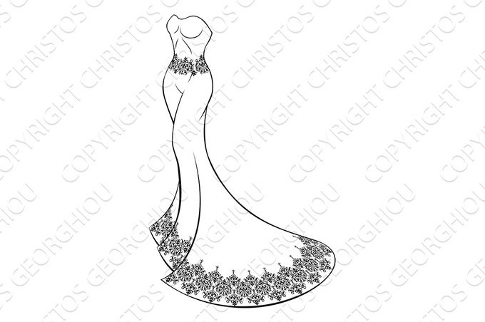 Brides Wedding Dress Concept cover image.