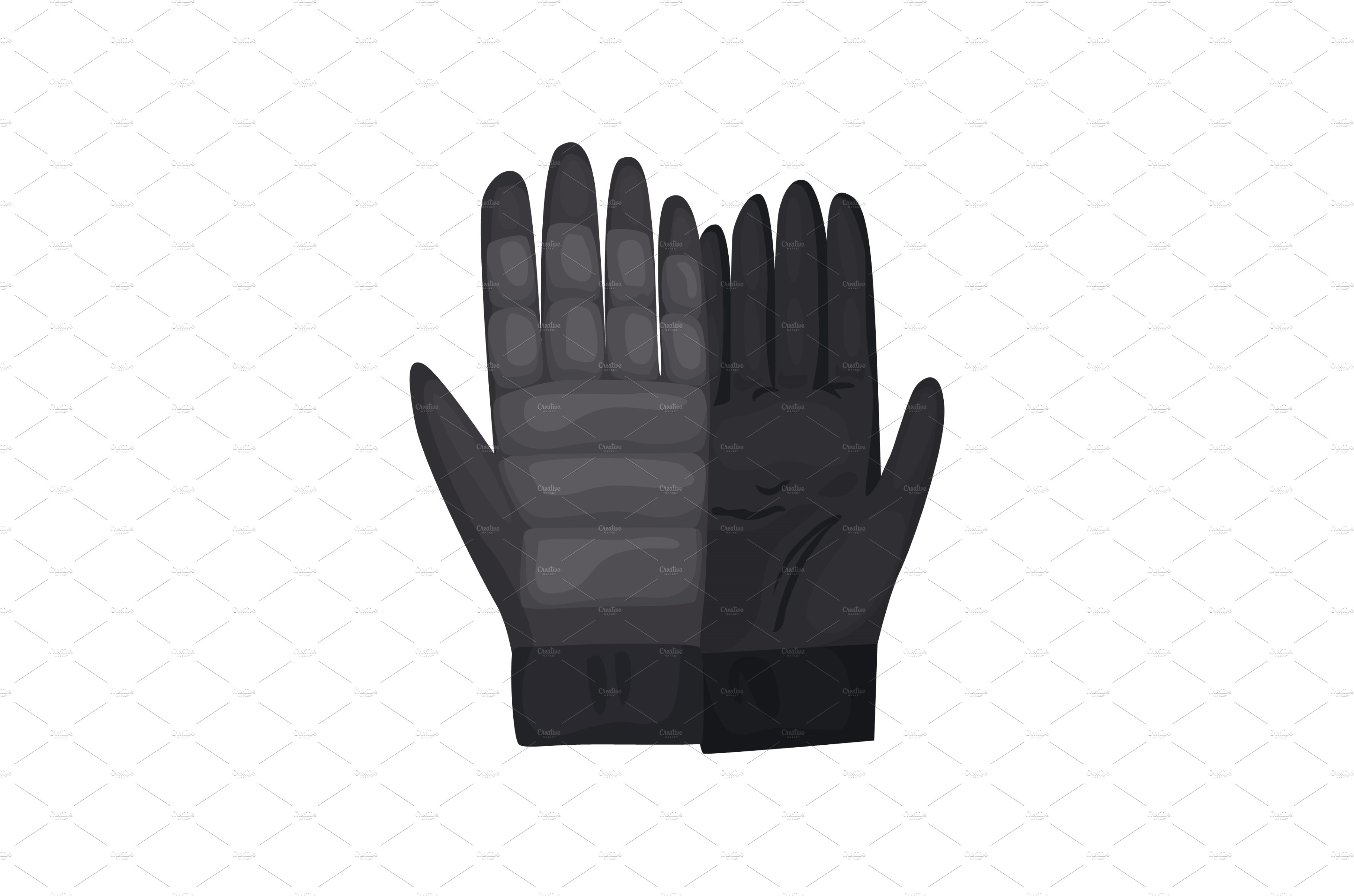 Winter gloves or leather mittens for cover image.