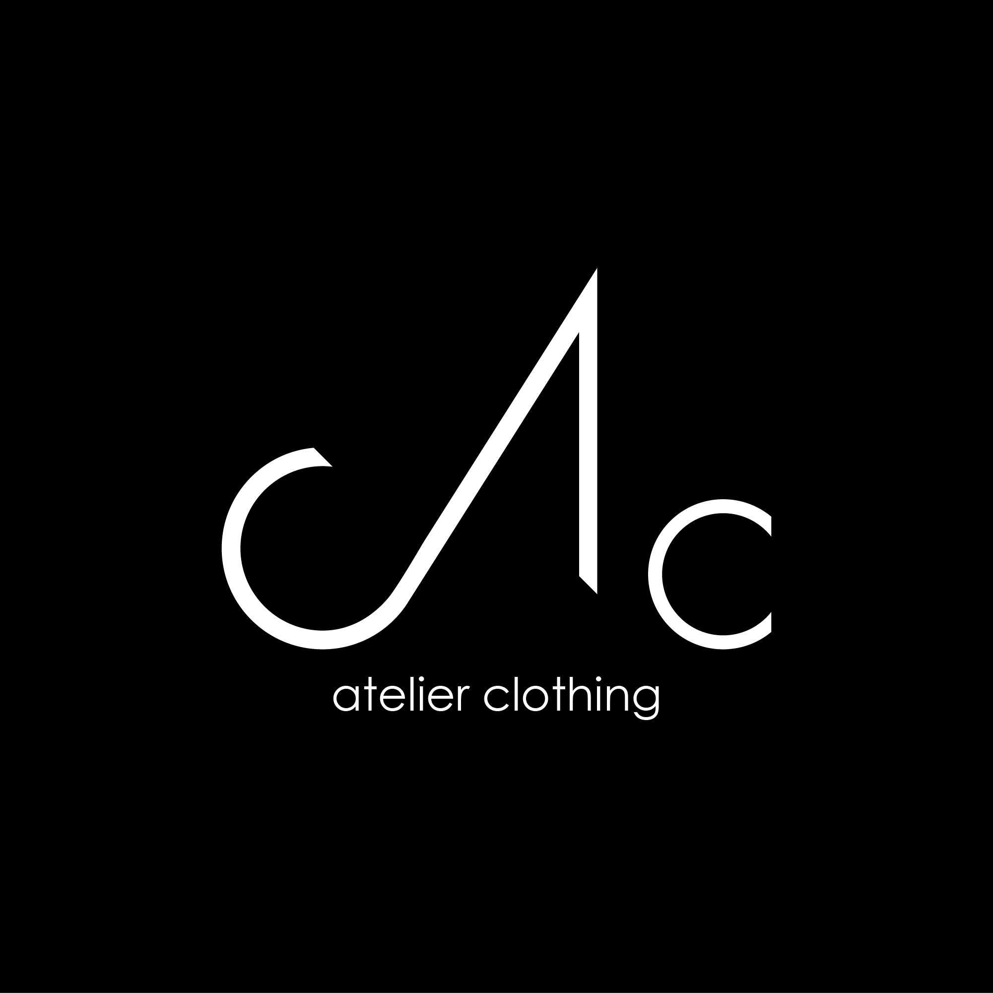 Logo for a clothing atelier preview image.