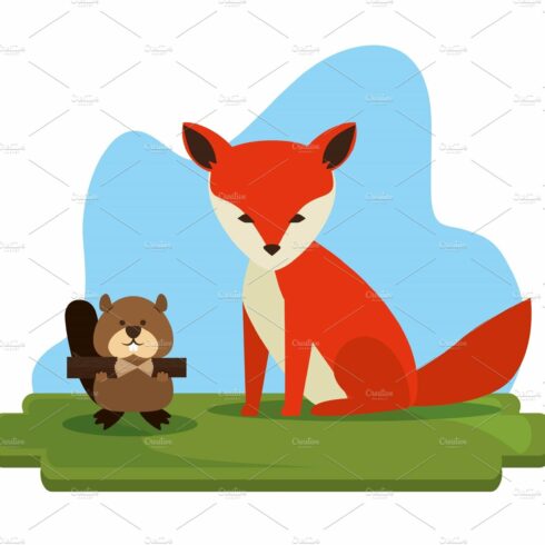 canadian fox scene icon cover image.