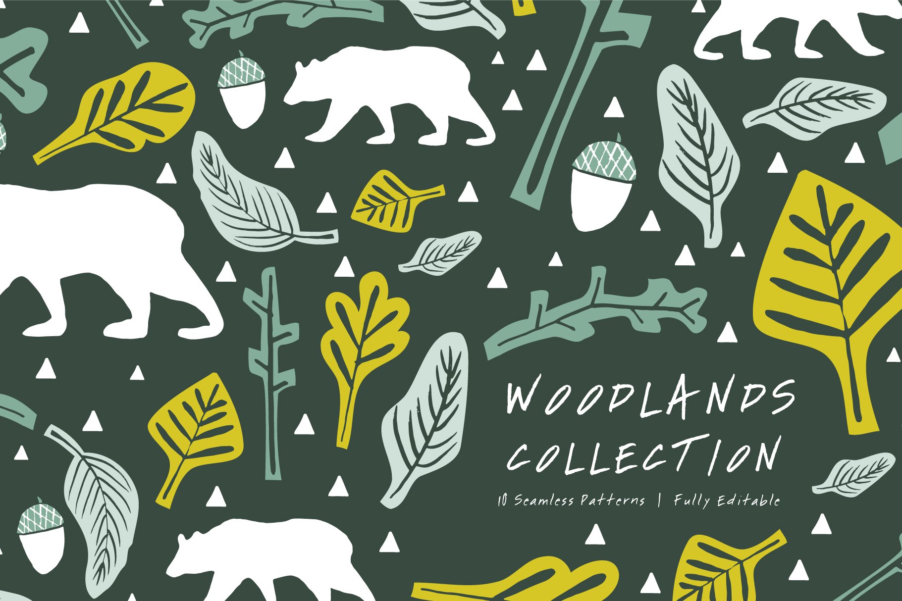 Woodlands | Seamless Patterns cover image.