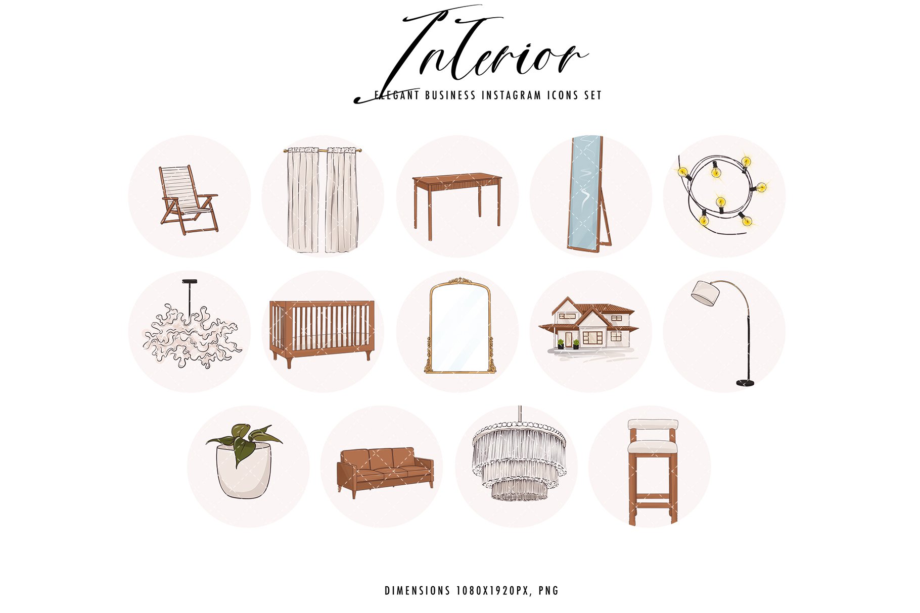 Home decor clipart Interior furnitur preview image.