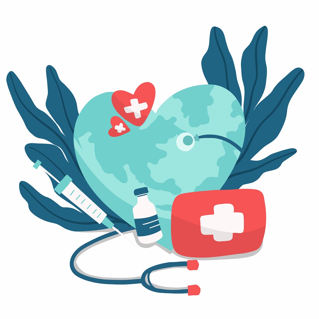 World Health Illustration preview image.