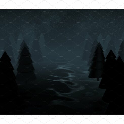 Abstract animation of appearing dark cover image.