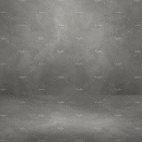 Empty concrete interior background cover image.