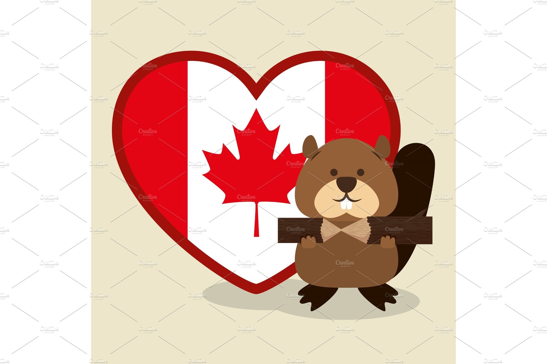 beaver canadian animal scene cover image.