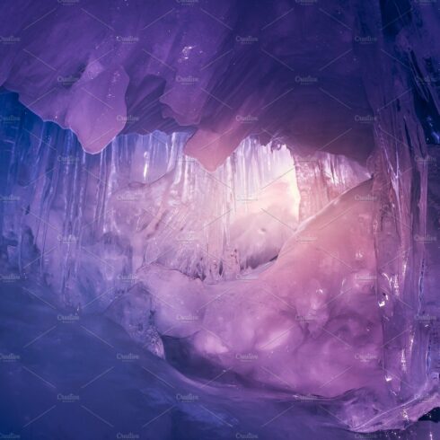 Violet Ice cave in Antarctica cover image.