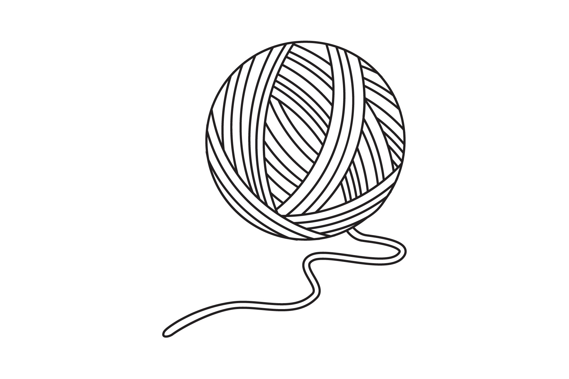 Yarn ball for knitting cover image.
