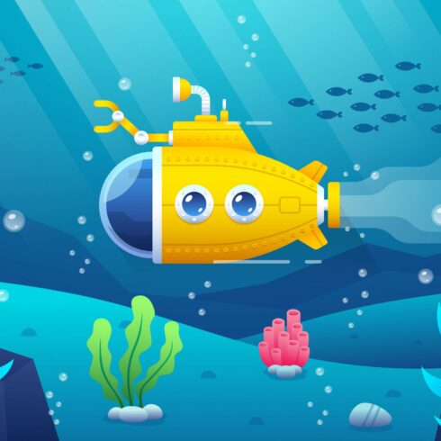 Cute Yellow Submarine cover image.