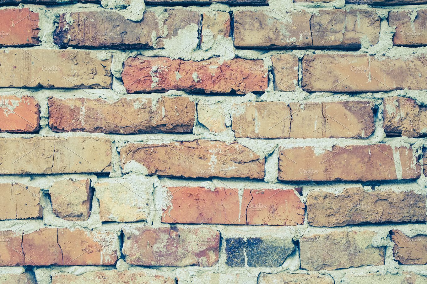 Red brick wall background. cover image.