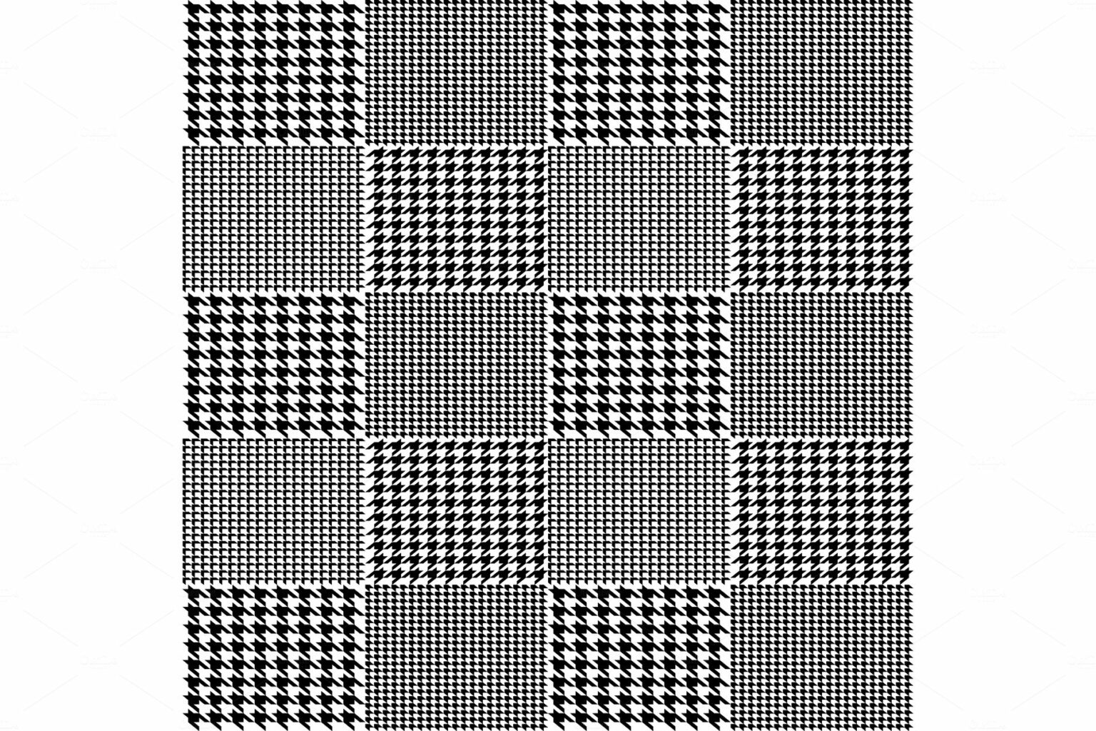 Fabric houndstooth seamless pattern. – MasterBundles