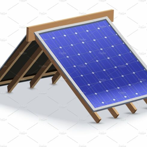 Concept Solar Panel Cover on Roof cover image.