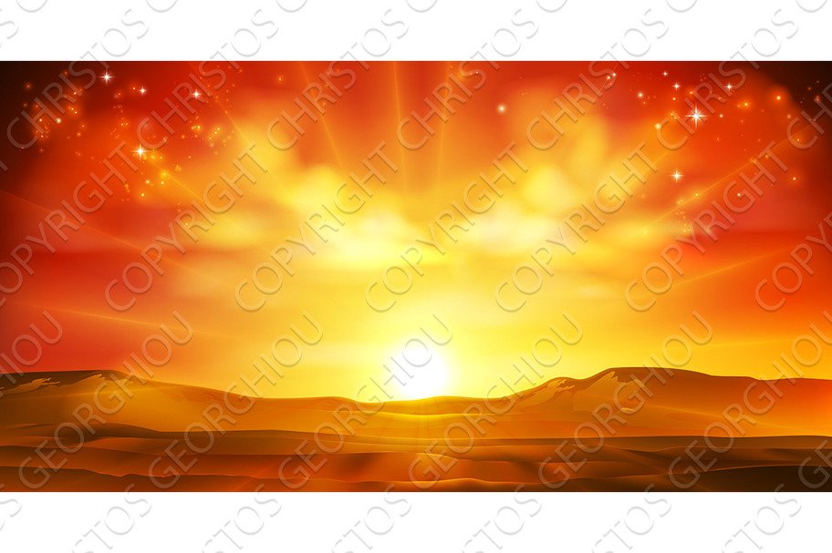 Sky Sun Sunrise Sunset Background cover image.