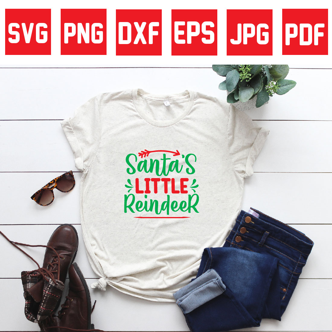 Santa’s Little Reindeer preview image.