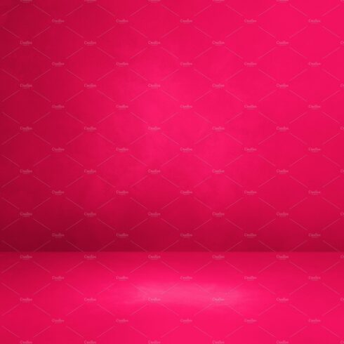 Empty pink concrete interior background cover image.