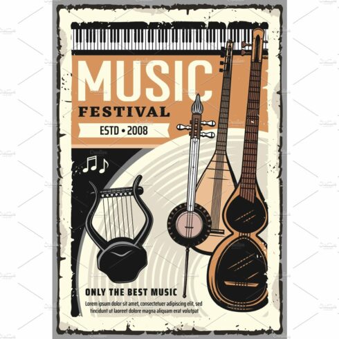Music festival, live folk music cover image.