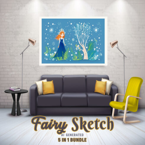 Free Creative & Cute Fairy Watercolor Painting Art Vol 11 cover image.