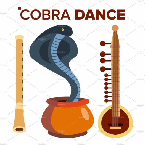 Cobra Dance Vector. Load Of Snakes cover image.