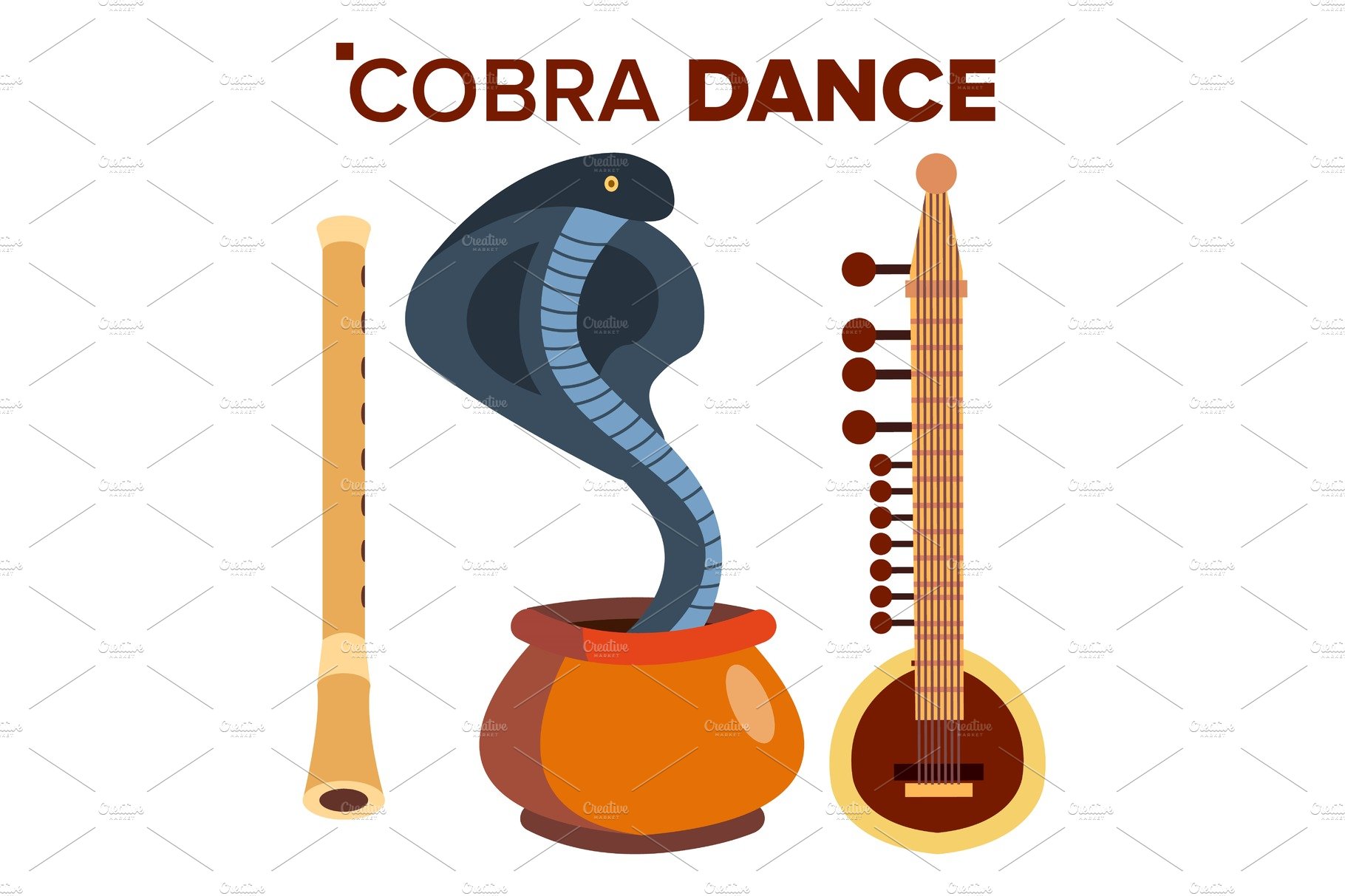 Cobra Dance Vector. Load Of Snakes cover image.
