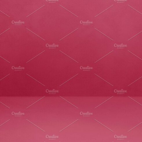 Empty magenta pink concrete interior background cover image.