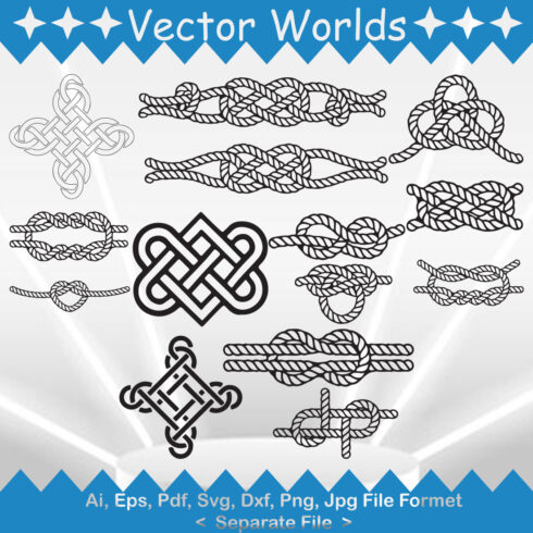 The Sailor’s Knot Symbol SVG Vector Design cover image.