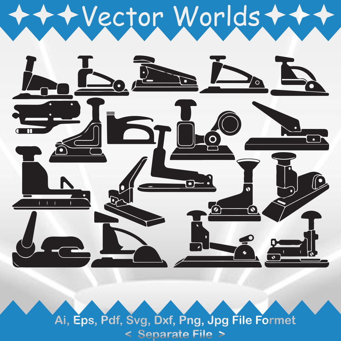 Stapler SVG Vector Design cover image.