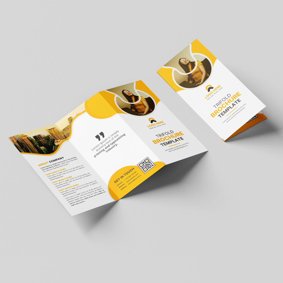 Trifold Brochure Template Cover Design cover image.