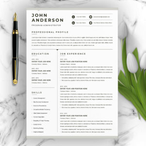 Fashion Designer Resume Template   Cv Template - Masterbundles