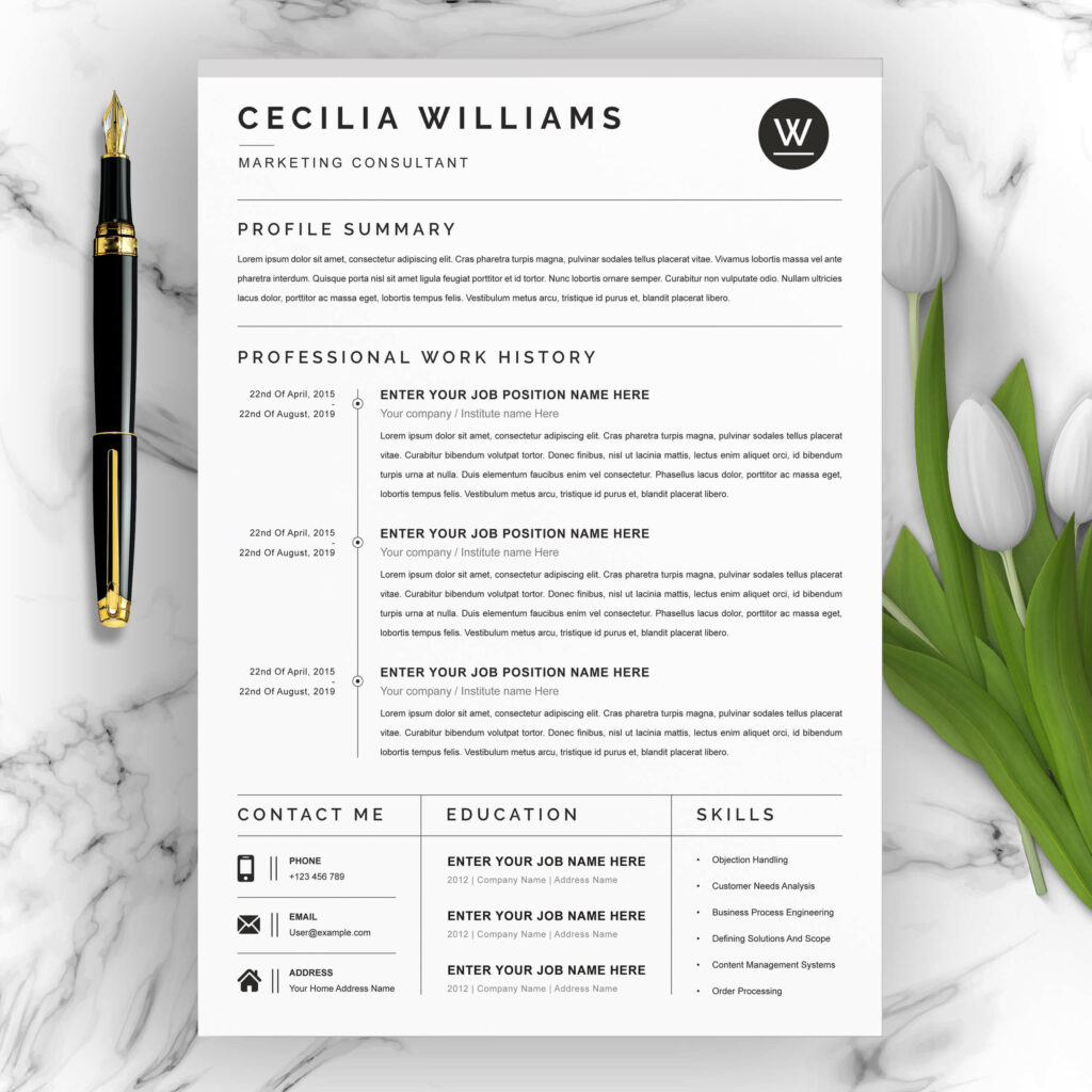 Content Writer Professional Resume Template | CV Template | Resume ...