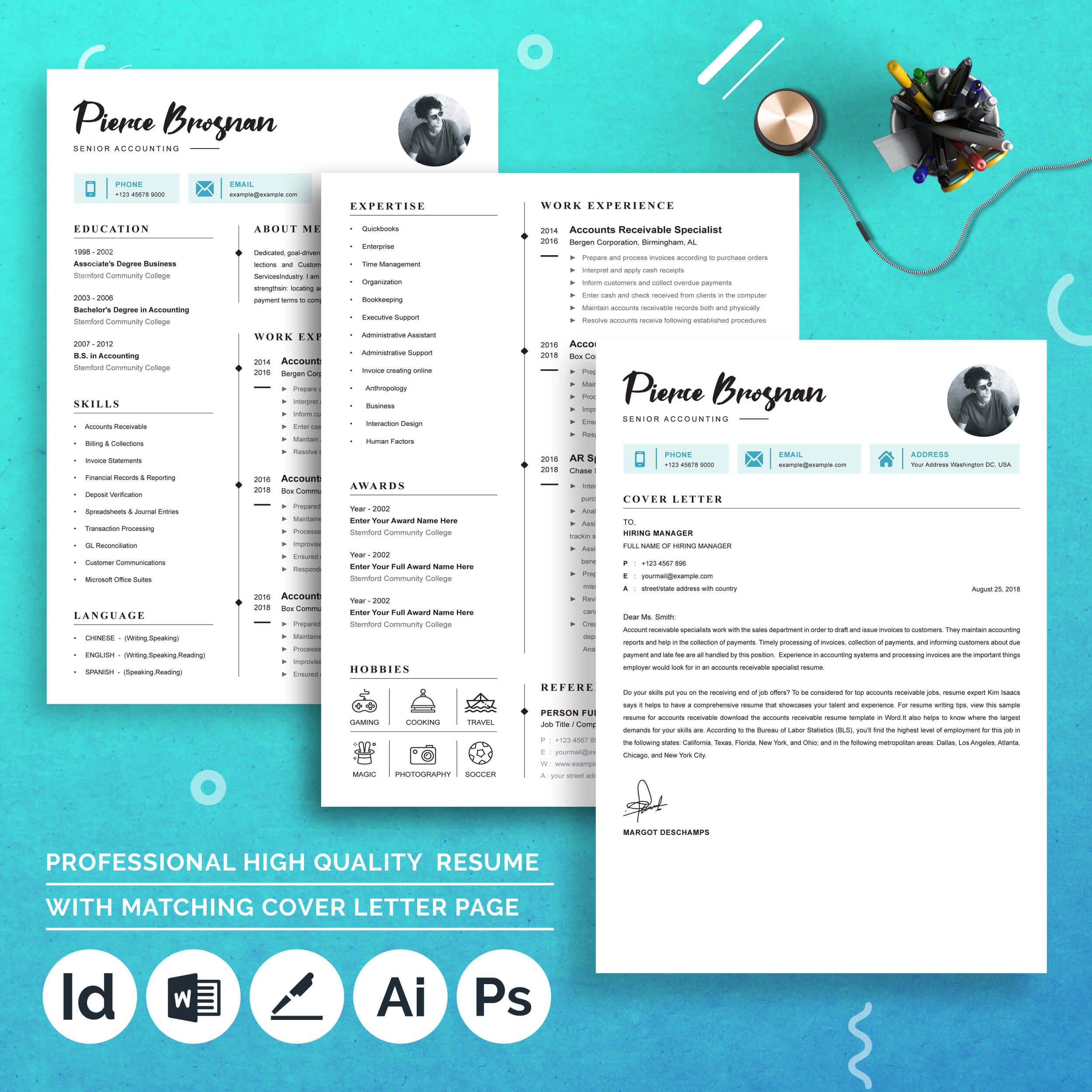 03 3 page resume cover letter page 3 158