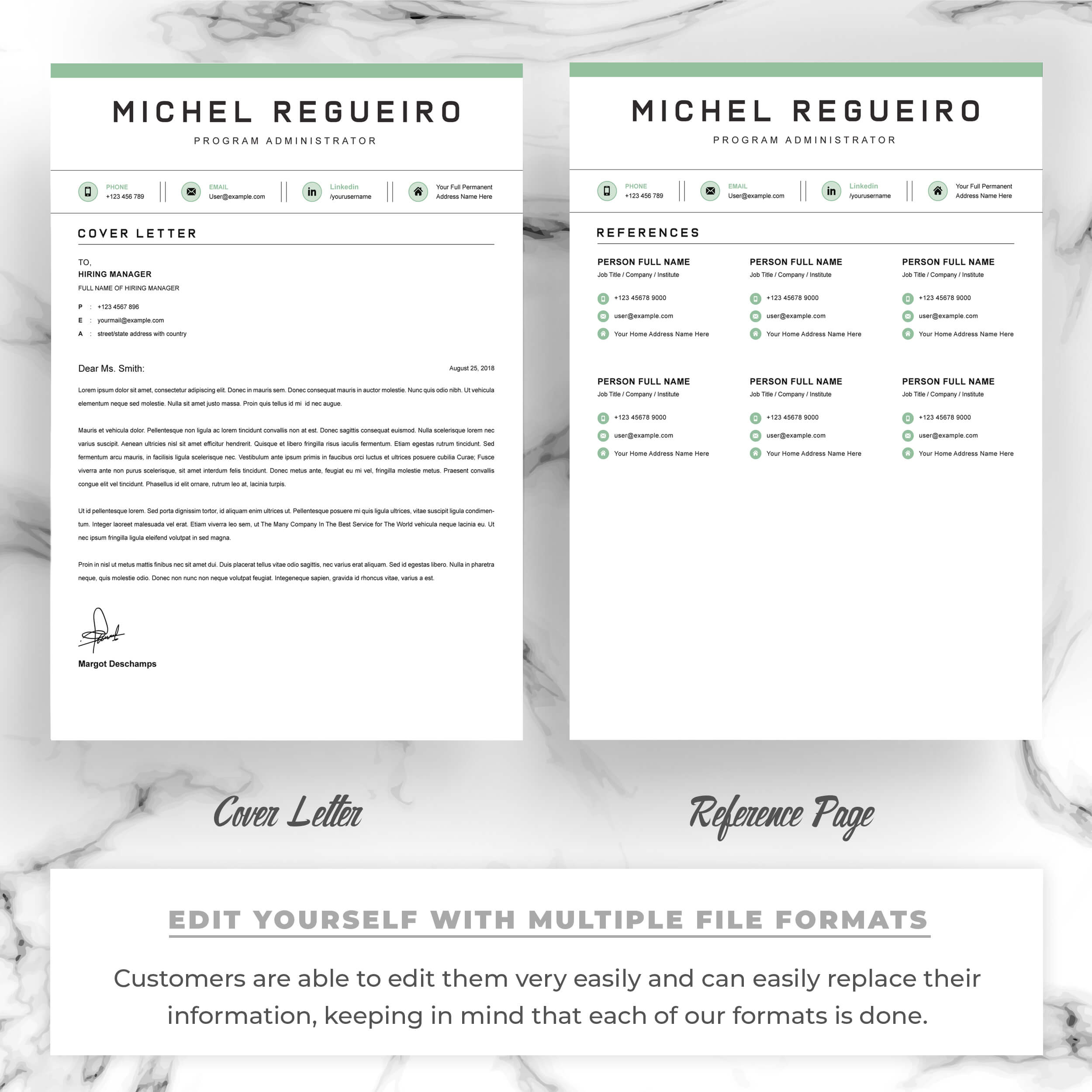 03 resume template ms word free resume cv design 1 183