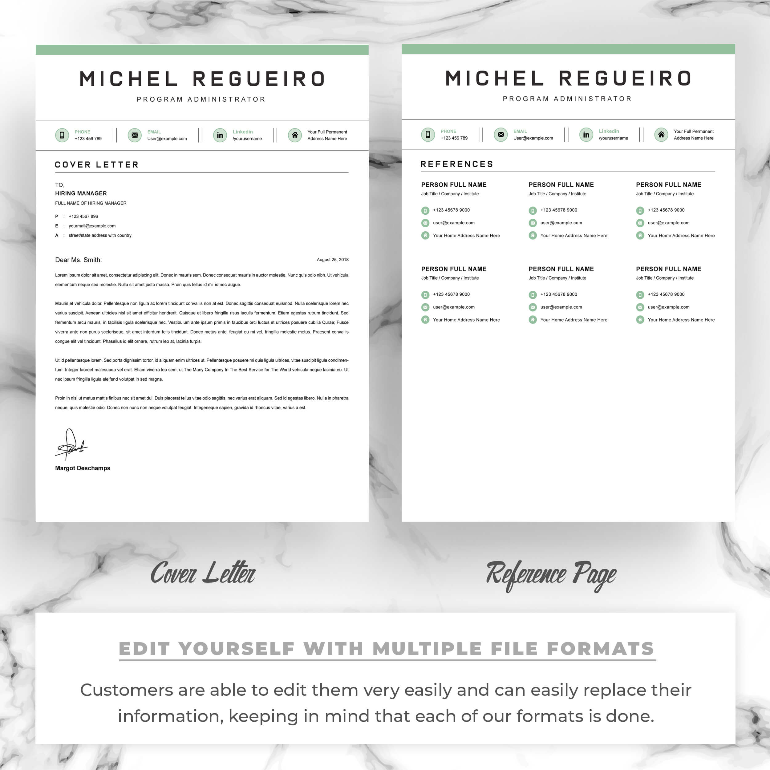 03 resume template ms word free resume cv design 2 801