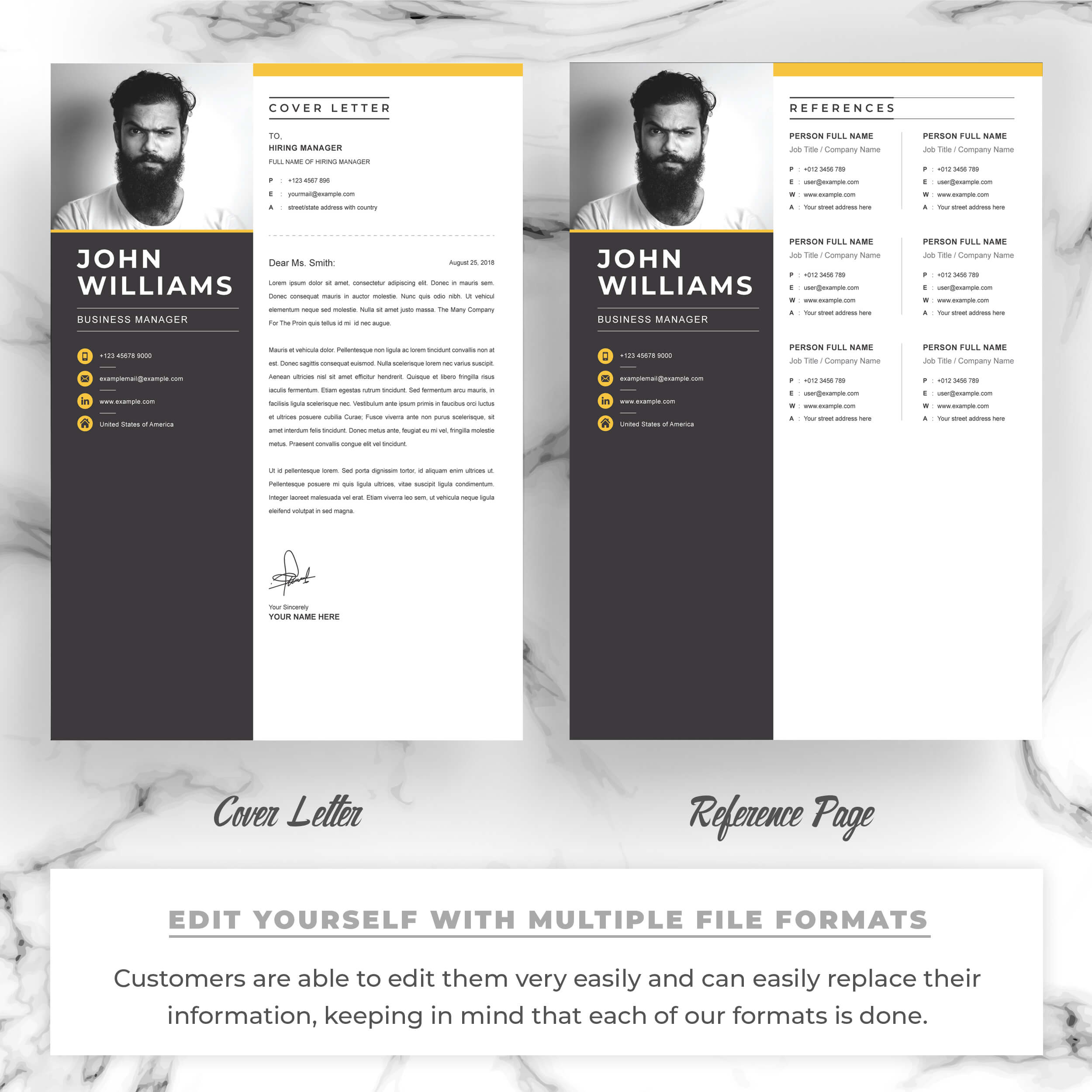 03 resume template ms word free resume cv design 475