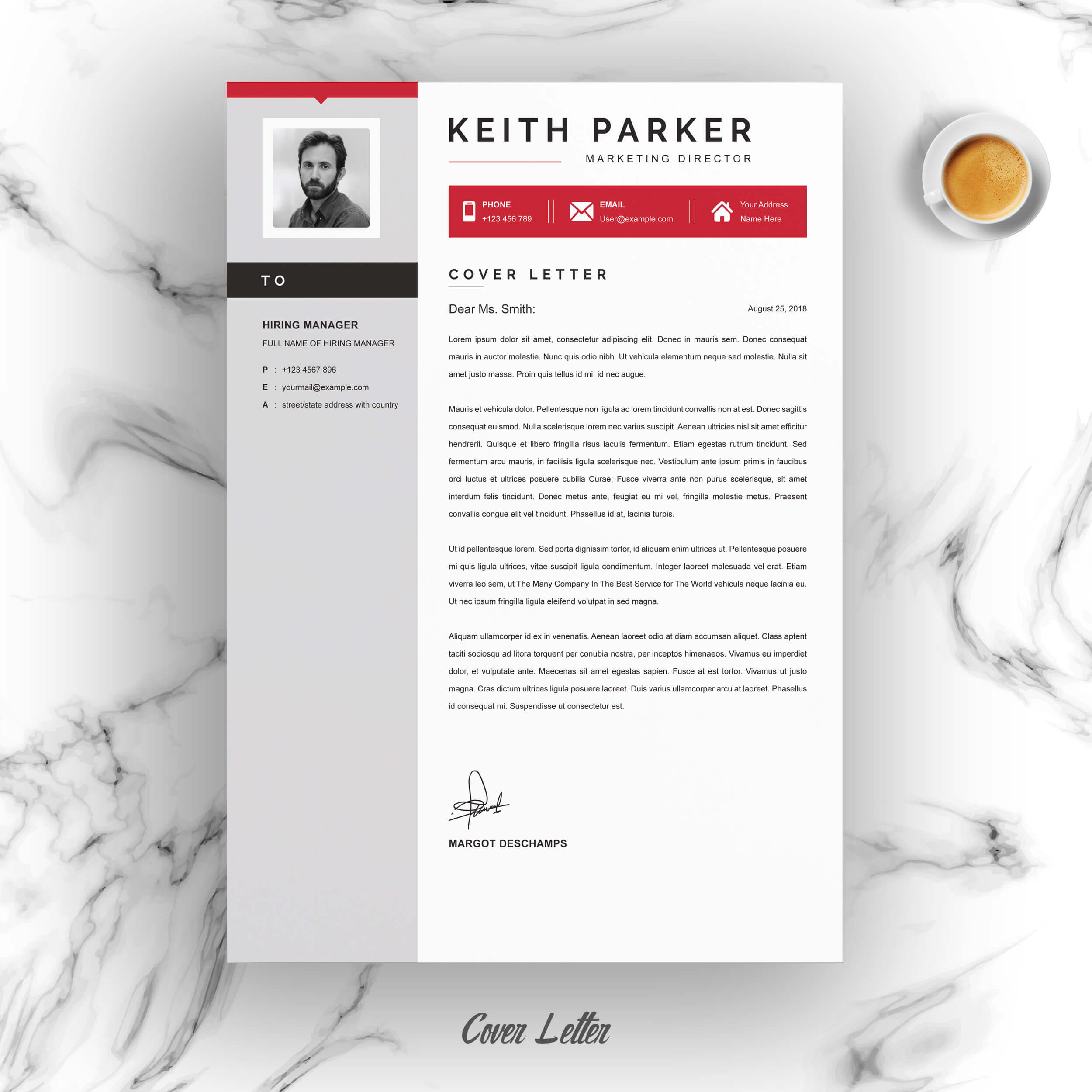 04 resume cover letter page free resume design template 2 49