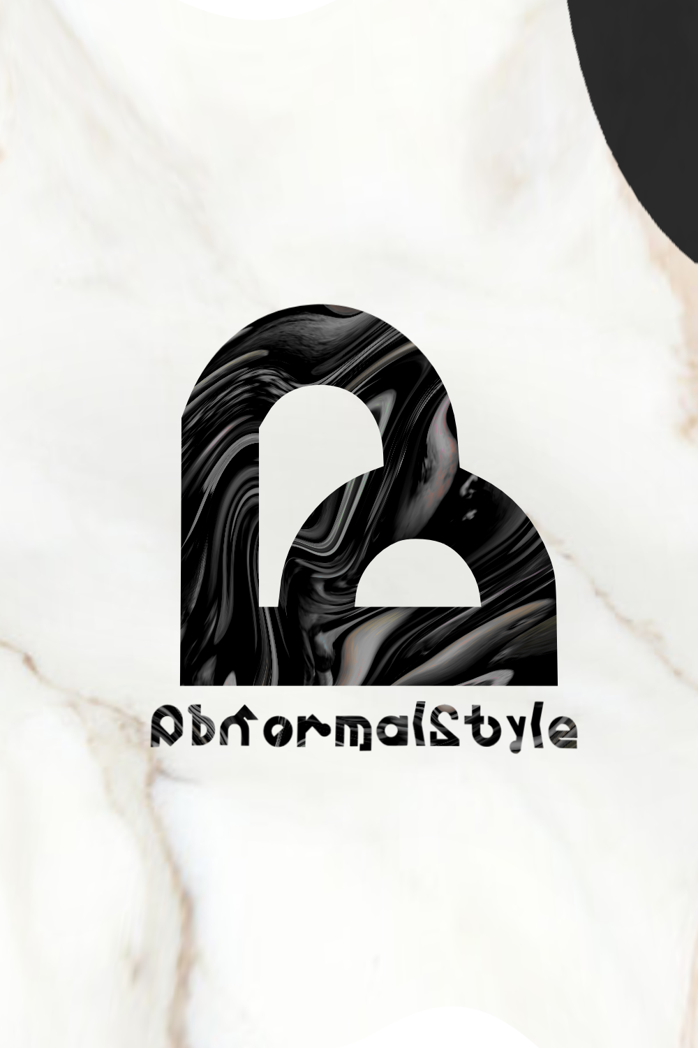 AbnormalStyle font pinterest preview image.