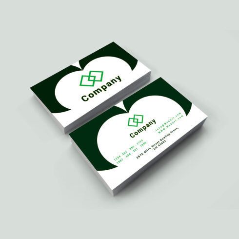 Nursery business card design cover image.