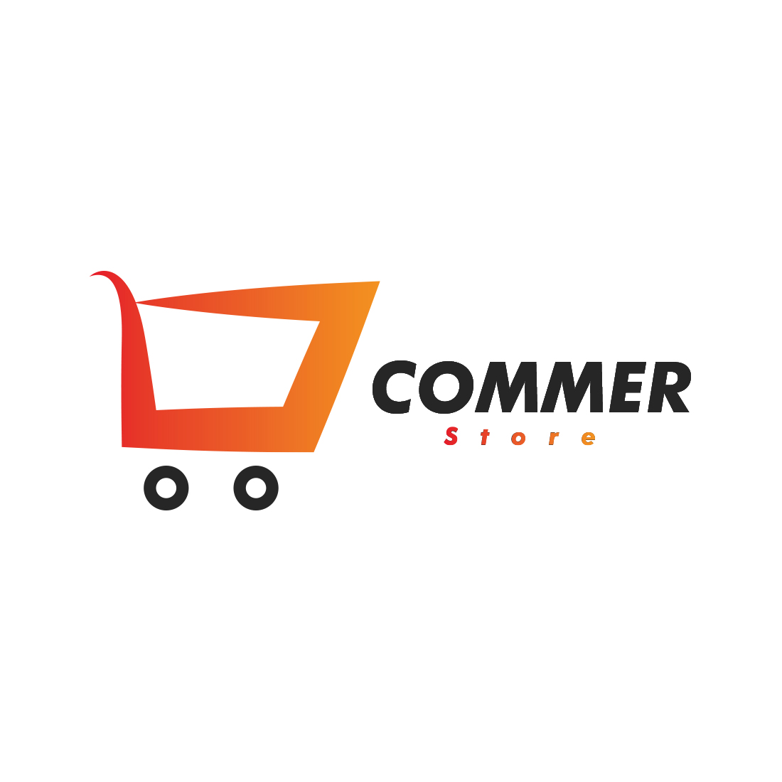 E-Commerce ( Stores ) logo design cover image.