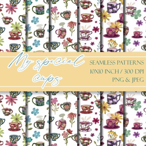 Teacup digital papers cover image.